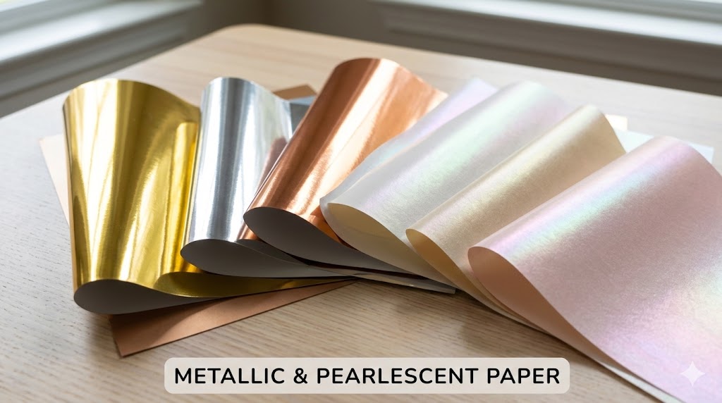 Metallic Pearlescent Paper